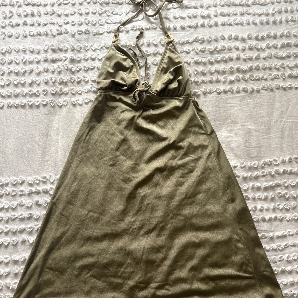 Badgley Mischka one piece swimsuit dress - Picture 1 of 4